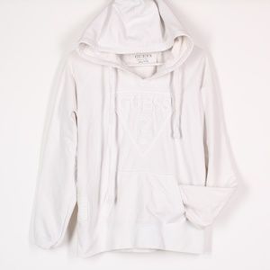guess white sweatshirt